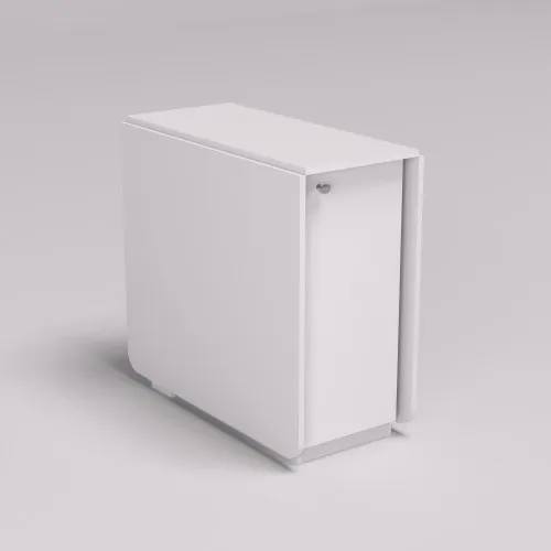 Стіл-тумба №5 Комбі, Білий, 380х800х750