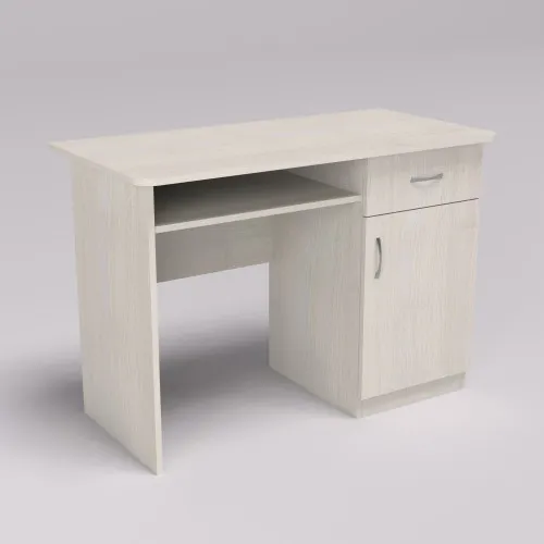 Стол письменный СП-1 №10, Дуб Шамони Светлый, 1100/550/760