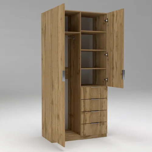 Шкаф Кристалл 1, Дуб Аппалачи, 1000х520х2100