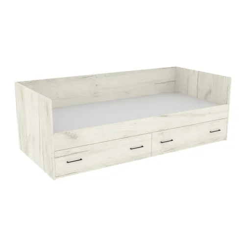 Кровать детская Tetris Т-6, Дуб Крафт Белый, 2032х934х700