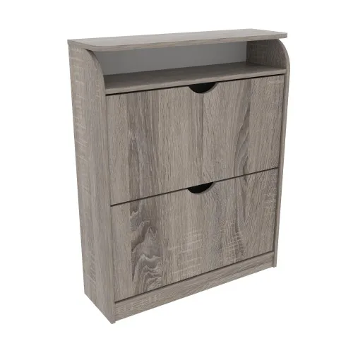 Тумба для обуви №1, Дуб Сонома Трюфель, 800/250/1000