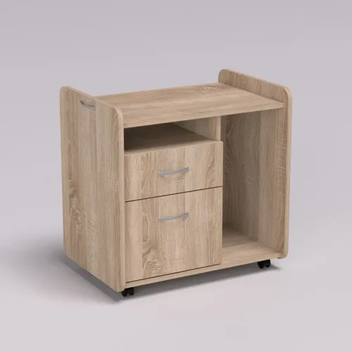 Тумба офисная ТМО-2, Дуб Сонома, 650/450/650