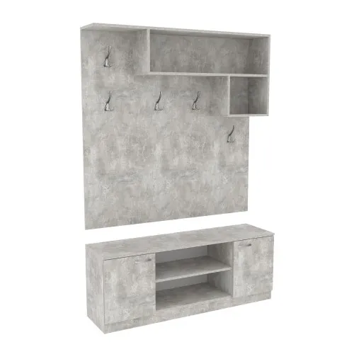 Прихожая ГКШ-10, Бетон, 1300/350/1900