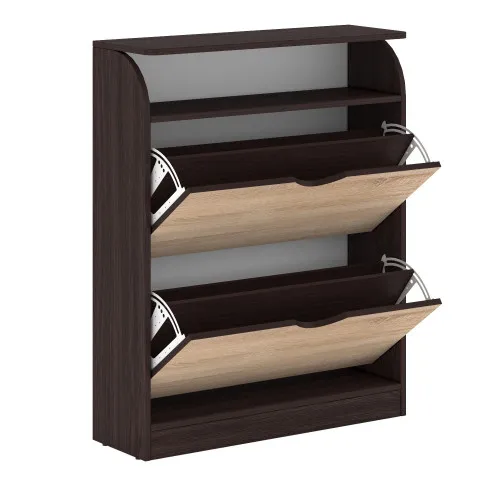 Тумба для обуви №1, Венге Магия/Дуб сонома, 800/250/1000