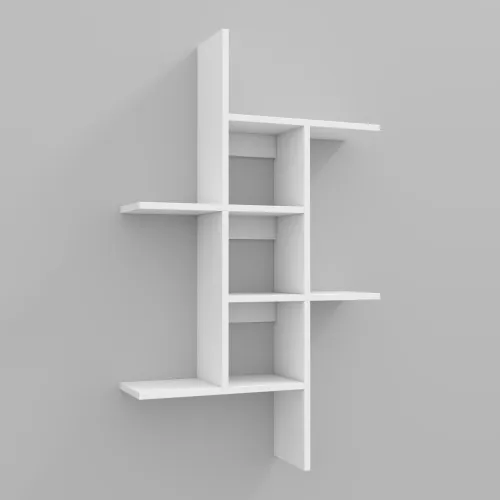 Полка навесная ПН-7, Белый, 630/180/1070