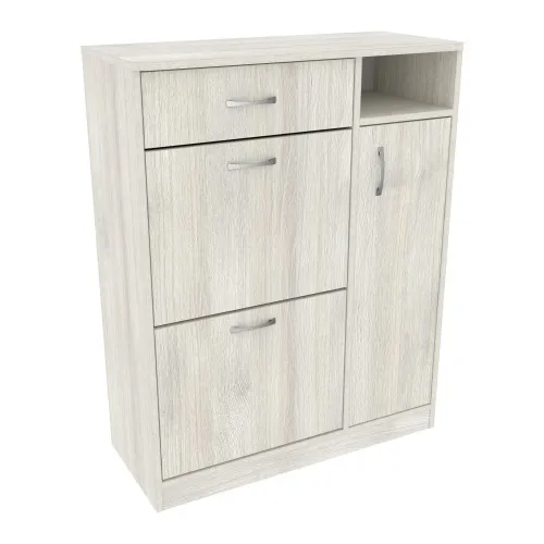 Тумба для обуви №5, Дуб Шамони Светлый, 800/350/1010