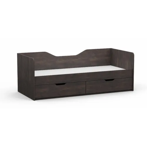 Кровать односпальная L-3, Дуб Конкордия, 1932х850х700