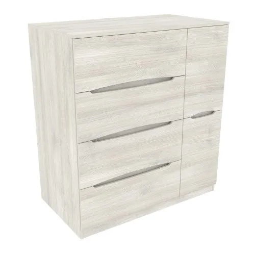 Комод Дельта №2, Дуб Шамони Светлый, 1090/610/1200