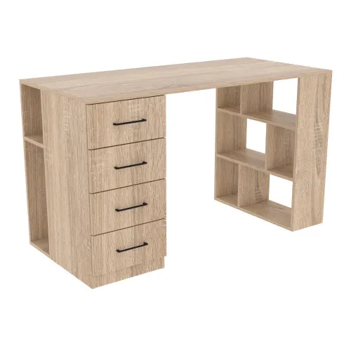 Стіл письмовий Tetris Т-8, Дуб Сонома, 1300/600/760