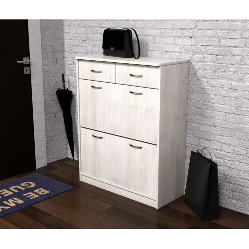 Тумба для обуви №2, Дуб Шамони Светлый, 800/350/1010