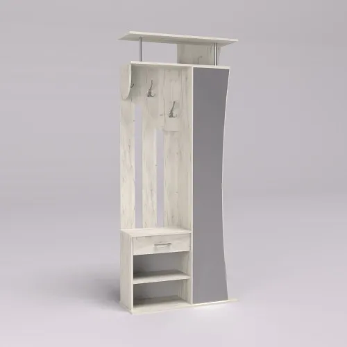 Прихожая Соло-8, Дуб Крафт Белый, 900/330/2100