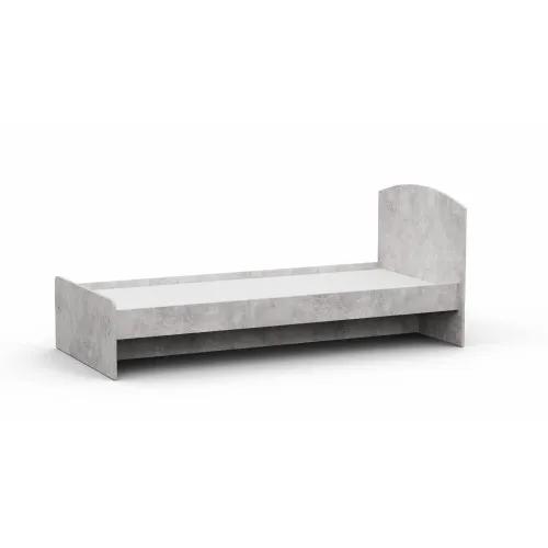 Кровать односпальная L-1, Бетон, 1930х900х800