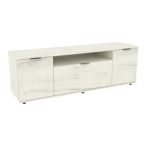 Тумба TV Ketrin К-8, Дуб Крафт Білий, 1600/425/530