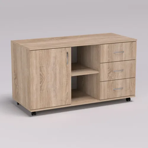 Тумба офисная ТМО-1, Дуб Сонома, 1100/480/620