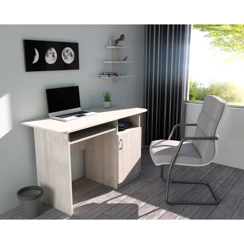 Стол письменный СП-1 №3, Дуб Шамони Светлый, 1100/550/760