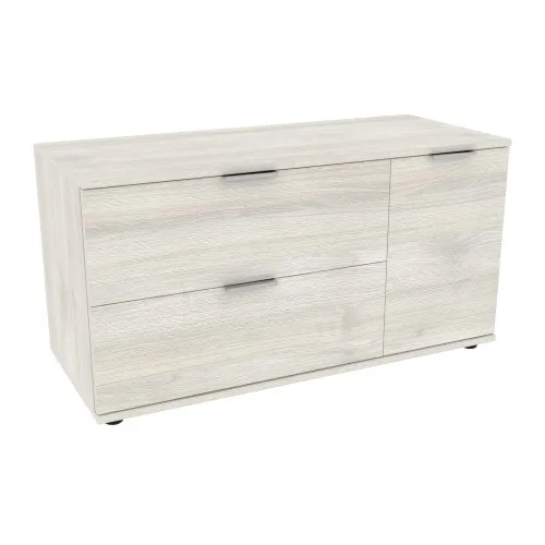 Тумба-комод в гостиную К-11, Дуб Шамони Светлый, 1000/425/530