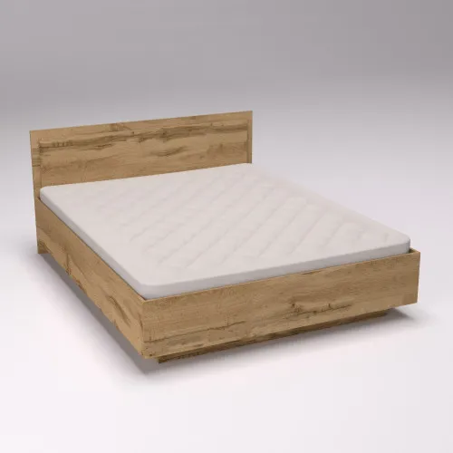 Кровать Кристалл №2 двуспальная, Дуб Аппалачи, 2035х1432х850