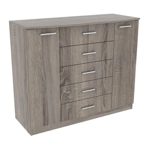 Комод №5, Дуб Сонома Трюфель, 1200/450/1000