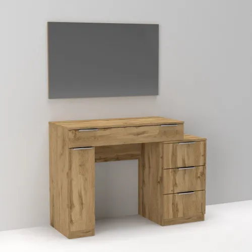 Стол туалетный Трюмо Кристалл, Дуб Аппалачи, 1200/452/847