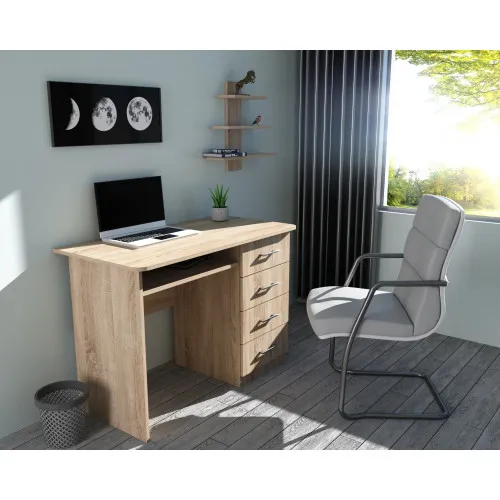 Стол письменный СП-1 №11, Дуб Сонома, 1100/550/760