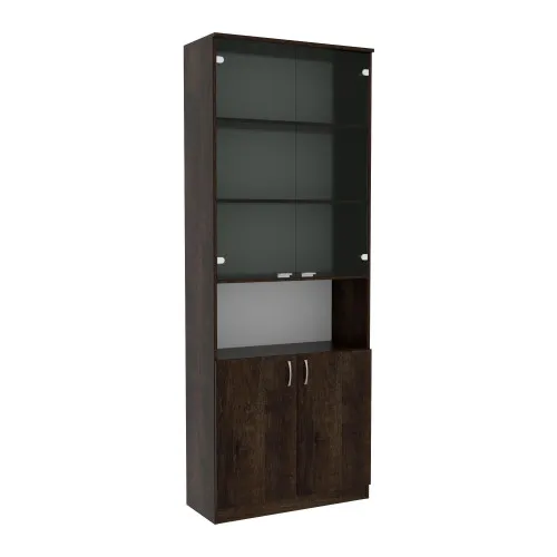 Шкаф офисный ОШС-2, Дуб Конкордия, 800/340/2100