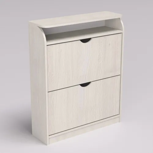 Тумба для обуви №1, Дуб Шамони Светлый, 800/250/1000