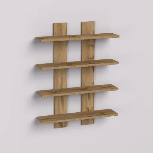 Полка навесная П-4, Дуб Аппалачи, 600/120/800