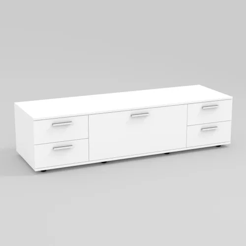 Тумба у вітальню Hugo H-6, Білий, 1640/520/420