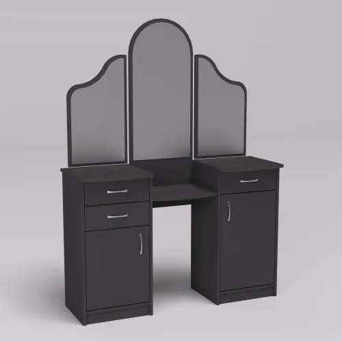 Стол туалетный Трюмо Диана, Антрацит, 1200/420/1630