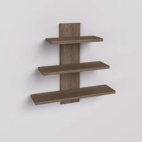 Полка навесная П-1, Дуб Сонома Трюфель, 500/140/500