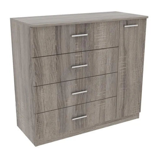 Комод Сабрина №2, Дуб Сонома Трюфель, 1100/500/1000