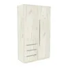 Шкаф Дельта 1, Дуб Крафт Белый, 1200х550х2100