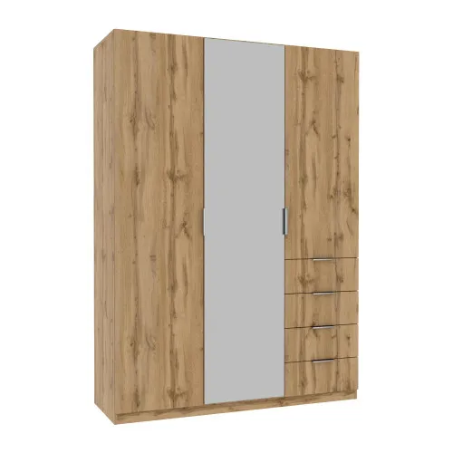 Шкаф Кристалл 2, Дуб Аппалачи, 1500х520х2100