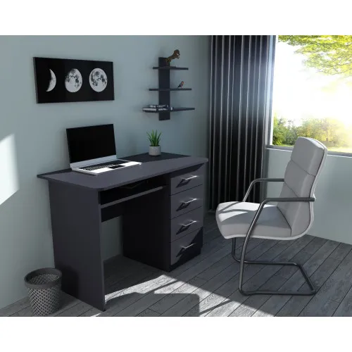 Стол письменный СП-1 №11, Антрацит, 900/550/760