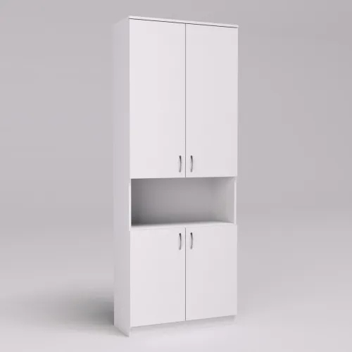 Шкаф ОШК-2, Белый, 800/340/2100