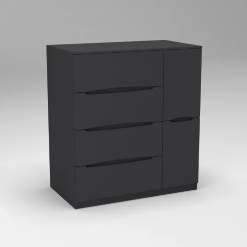 Комод Дельта №2, Антрацит, 1090/610/1200