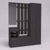 Прихожая Соло-3, Антрацит, 1600/400/2100