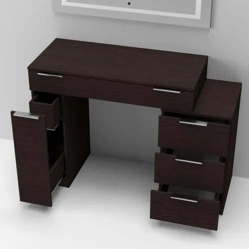 Стол туалетный Трюмо Кристалл, Венге Магия, 1200/452/847