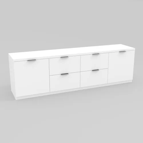 Тумба TV №6, Белый, 2000/420/600