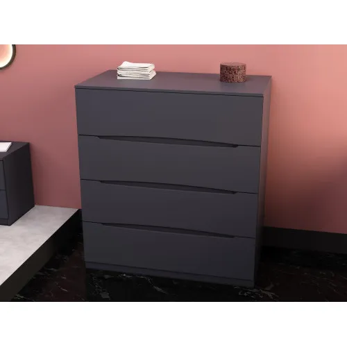 Комод Дельта №1, Антрацит, 1090/610/1200