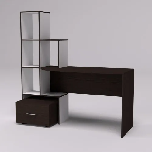 Стол письменный СП-1 №2, Венге Магия/Белый, 1500/550/1500