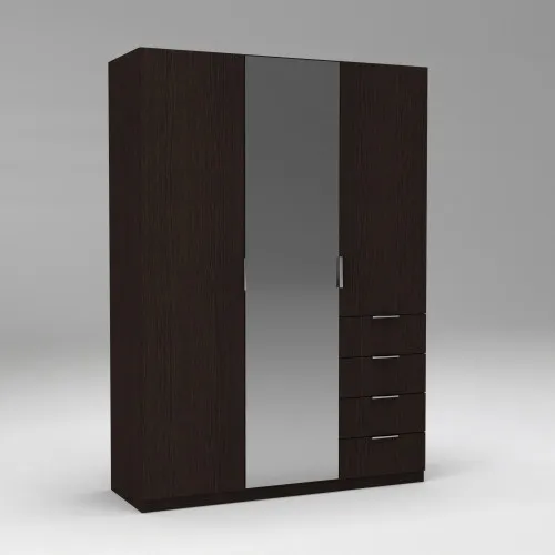 Шкаф Кристалл 2, Венге Магия, 1500х520х2100