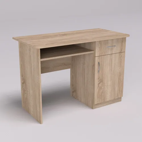 Стол письменный СП-1 №10, Дуб Сонома, 1100/550/760