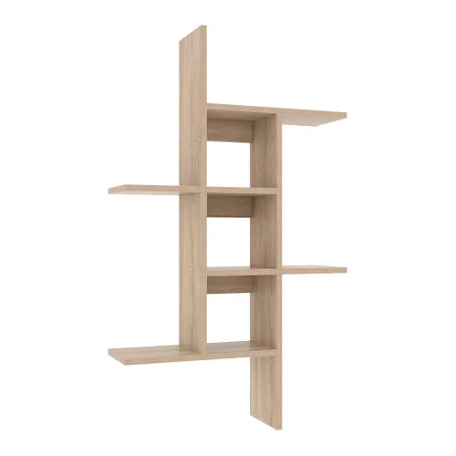 Полка навесная ПН-7, Дуб Сонома, 630/180/1070