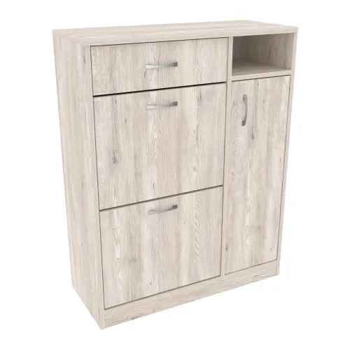 Тумба для обуви №5, Самоа Дымчатый, 800/350/1010