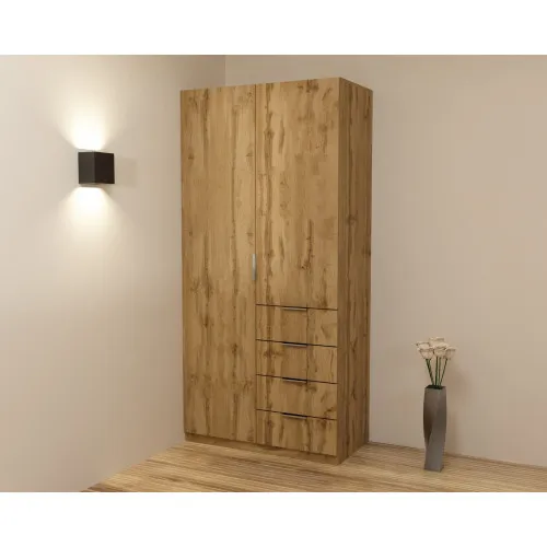 Шкаф Кристалл 1, Дуб Аппалачи, 1000х520х2100