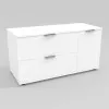 Тумба-комод в гостиную К-11, Белый, 1000/425/530