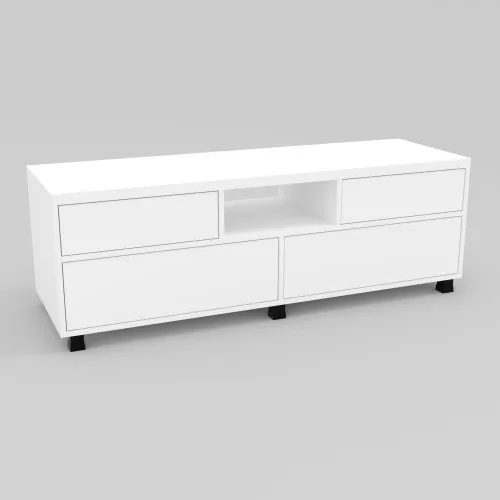 Тумба TV №3, Белый, 1400/450/475