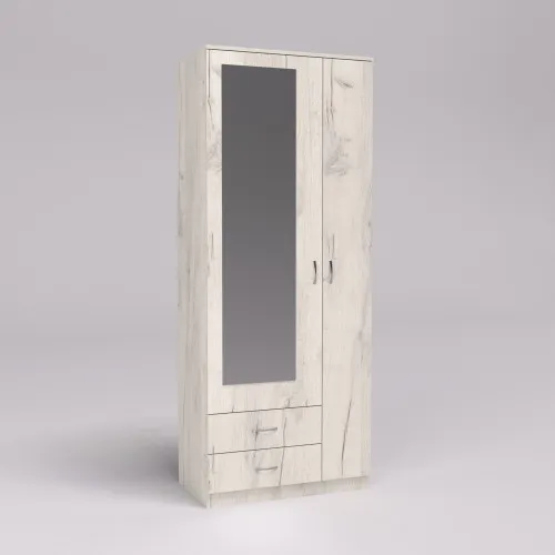 Прихожая ГКШ-1, Дуб Крафт Белый, 840/480/2100