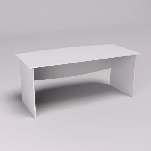 Стол офисный Лидер, Белый, 1800/900/760